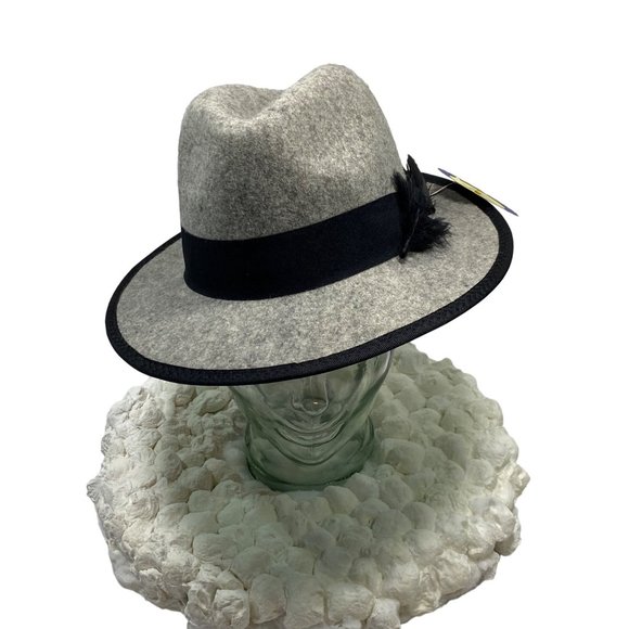 Handmade Gray Wool Rancher - Picture 3 of 10